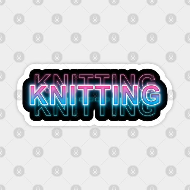 Knitting Sticker by Sanzida Design